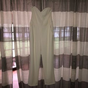 White Express jumpsuit